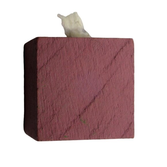 Miniature Tissue Box Pink Dollhouse Wood Handmade - Picture 3 of 4